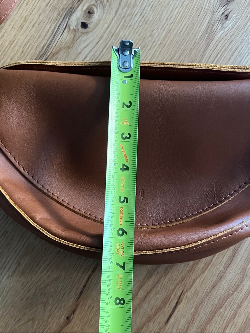 PORTLAND LEATHER GOODS MEDIUM KOALA SLING BAG, HONEY, *LIKE NEW* - Picture 12 of 15